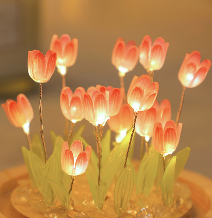 Tulip night lighting,Bedroom Table Lamp,table lamps, Holiday Gifts