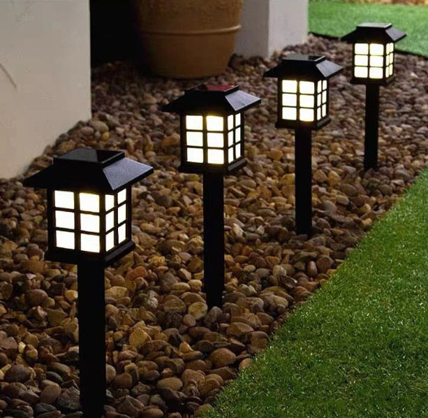 Solar floor lights, landscape lights, garden lights, waterproof lawn lights