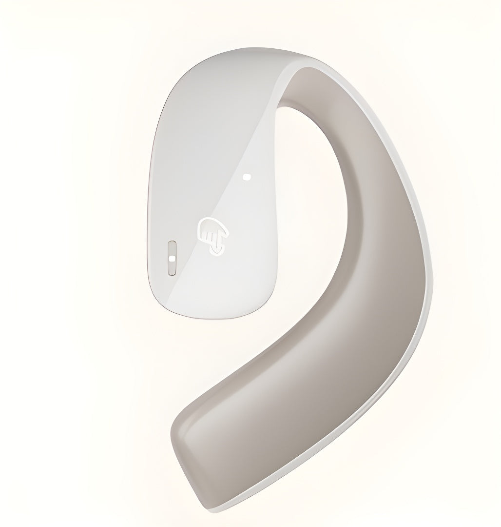 Open-Ear AirConduction Sports Ear-Clip Earbuds,Wireless Bluetooth Hi-Fi Earphones with Adaptive ANC
