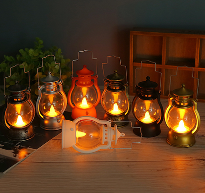 Retro Electronic Candle Lights, LED Pony Lights, Creative Decorative Lights