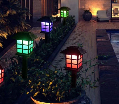 Solar floor lights, landscape lights, garden lights, waterproof lawn lights